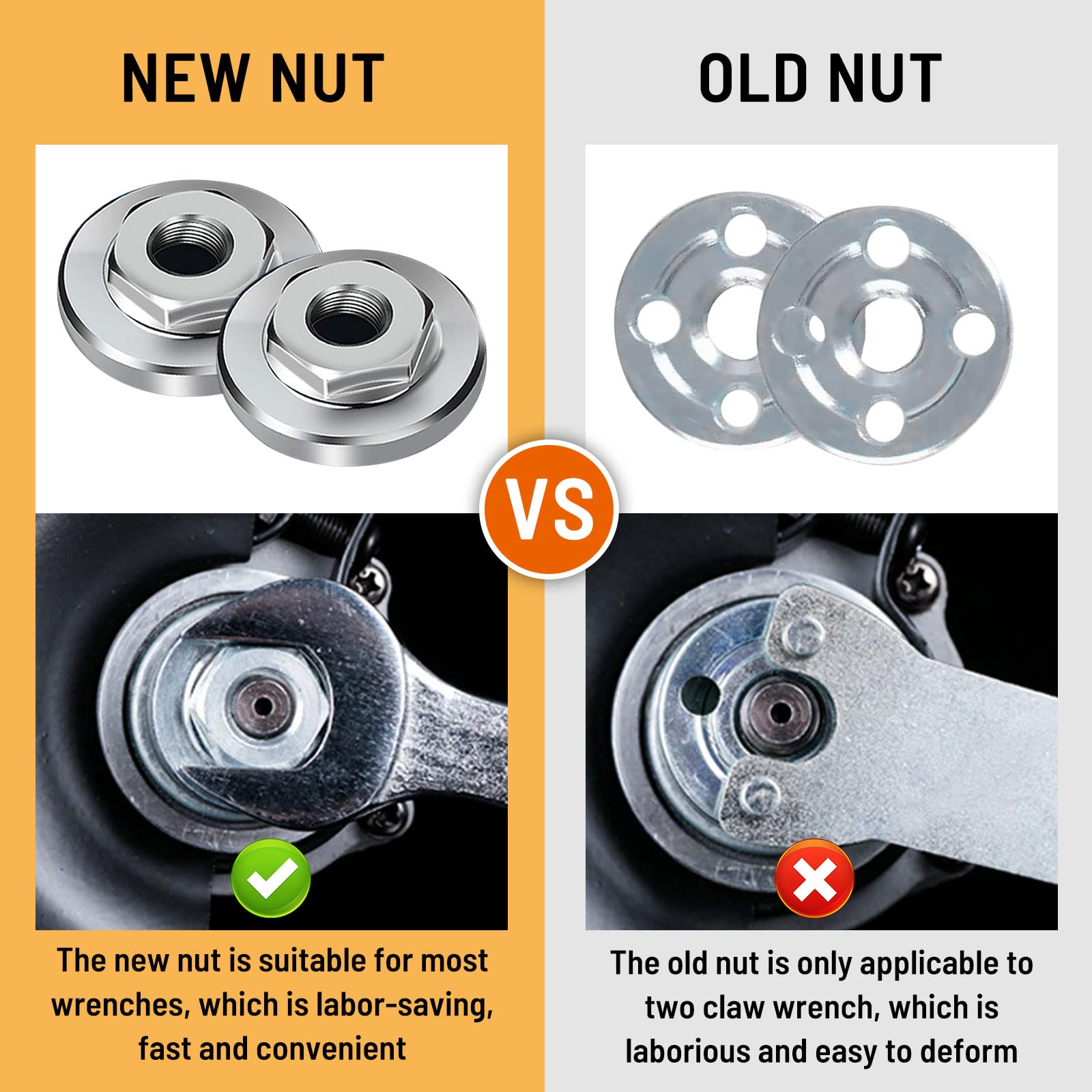 🔥 100-Type Angle Grinder Nuts