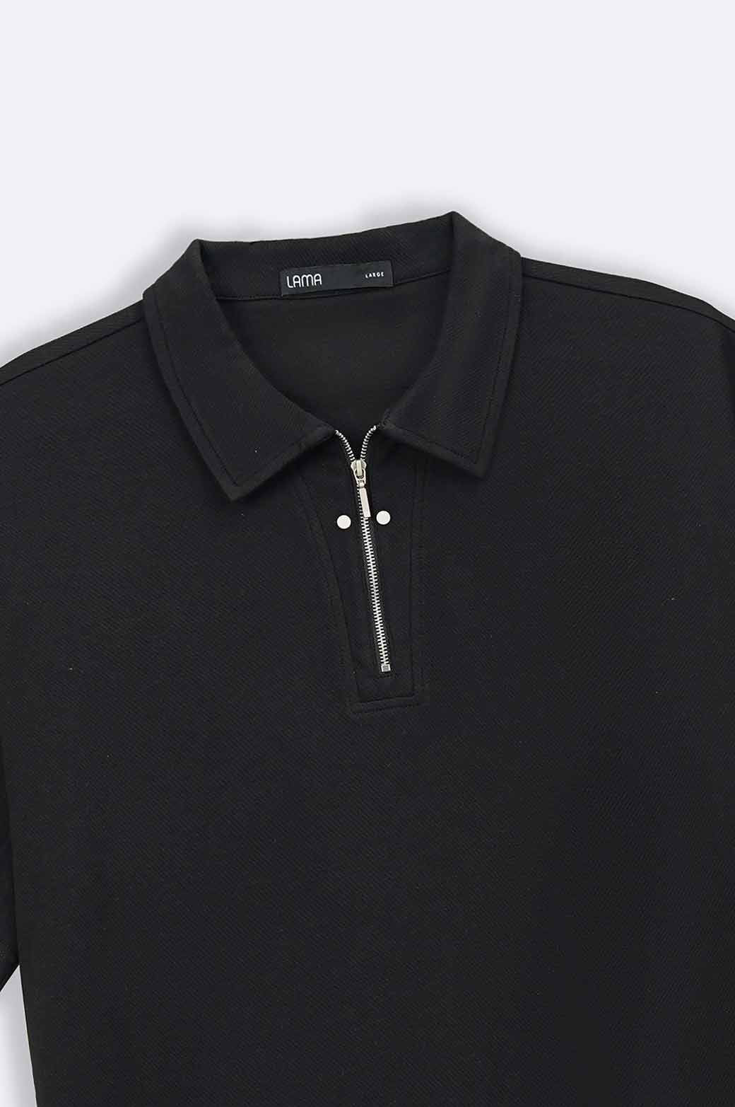 POLO SHIRT WITH ZIP