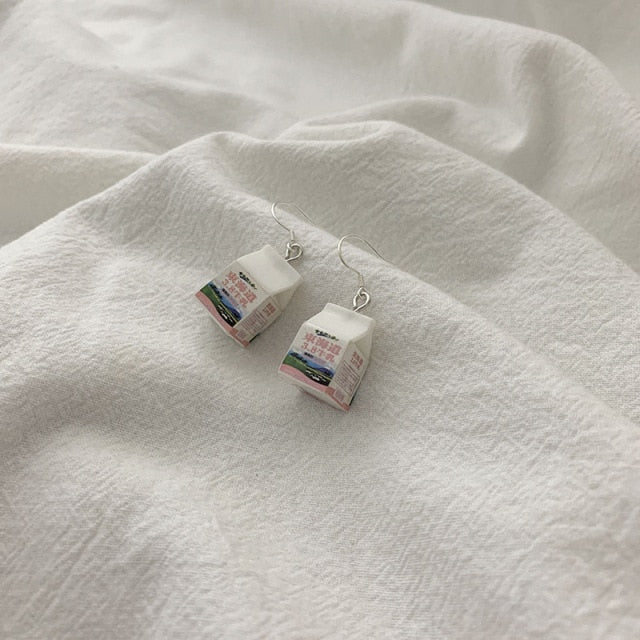 Milk Box Earrings