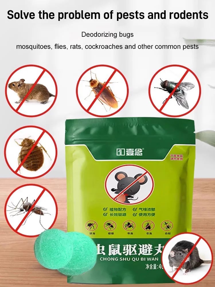 🔥Hot Sale 60% OFF🔥One pellet lasts for one year!Rodent and insect repellent sphere