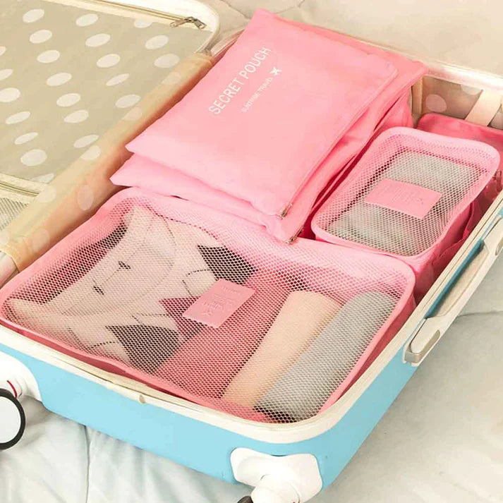 6 Pcs Travel Packing Organizer