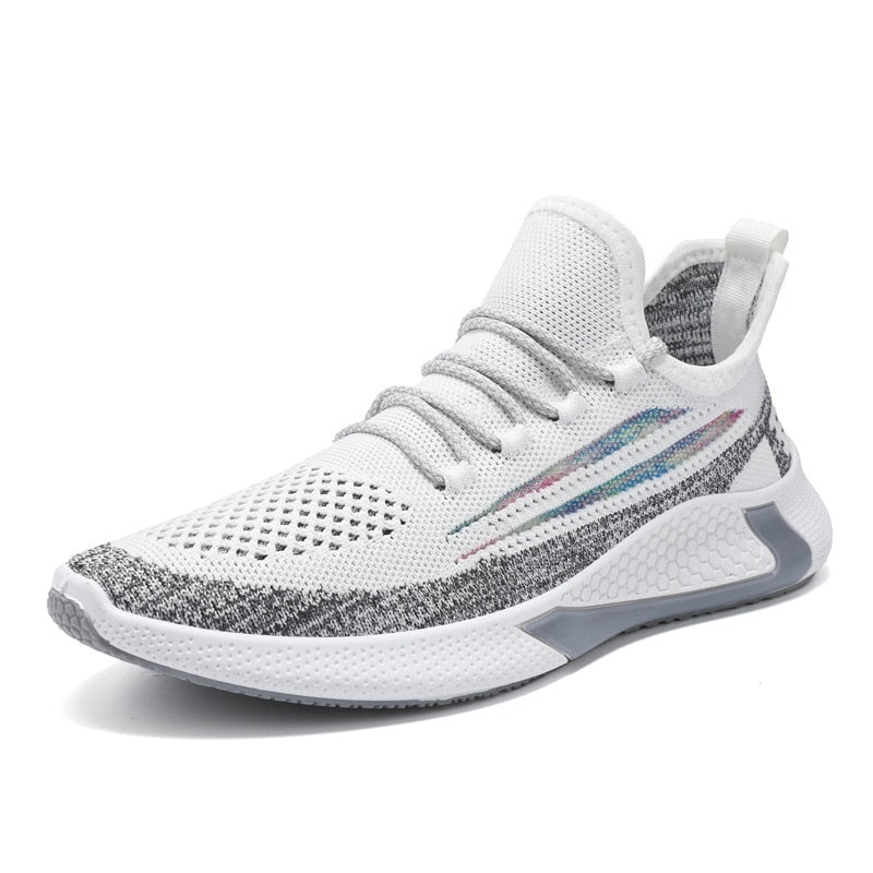 West Breathable Jogging Trainers Platform Lace Up Sneakers
