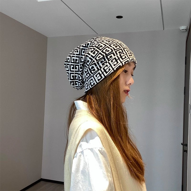 Unisex Minimalist Solid Color Polyester Crochet Lace Scarf Mask