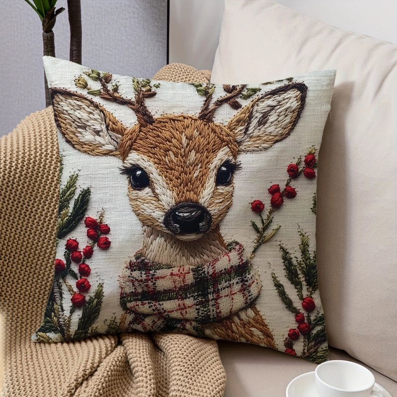 IG Style Minimalist Giraffe Polyester Pillow Cases Couch & Sofa Decor