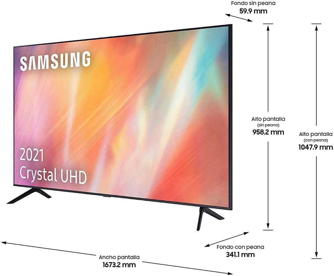 4K UHD 2021 75AU7105 - Smart TV de 75