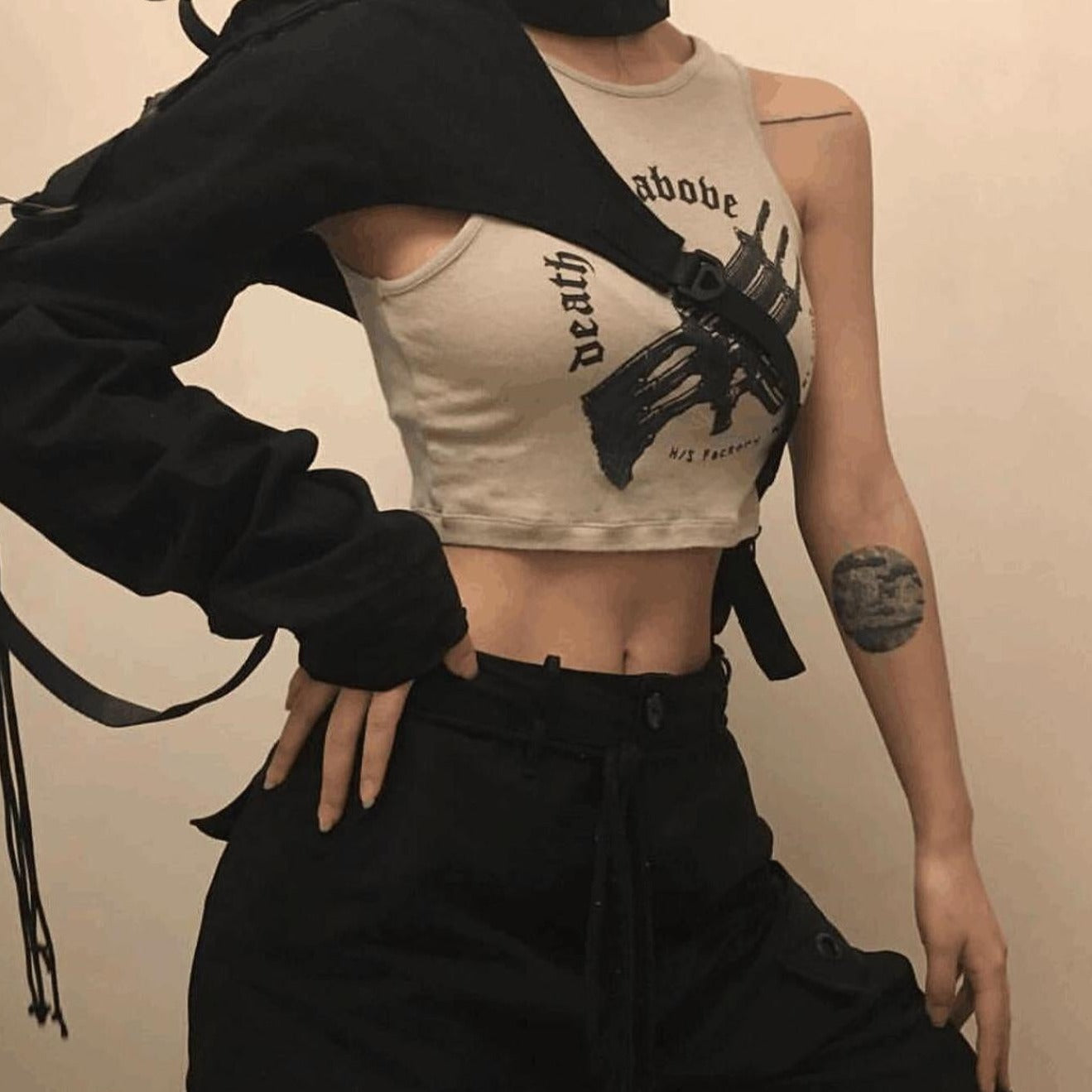 Death From Above Crop Top