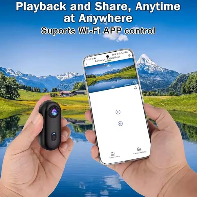 H88 PRO 4K WIFII MINI ACTION CAMERA (INCLUDING 9 ACCESSORIES)
