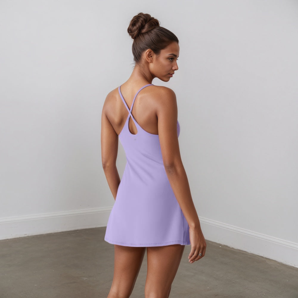 Plush Backless Active Dress