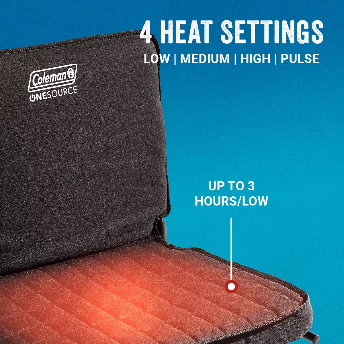 OneSource™ Heated Stadium Seat with Rechargeable Battery