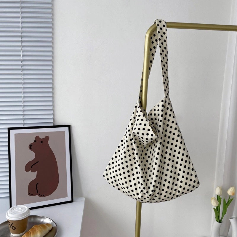 Niche Canvas Bag For Women 2024 New Summer Design Sense High Quality Artistic Floral Canvas Bag