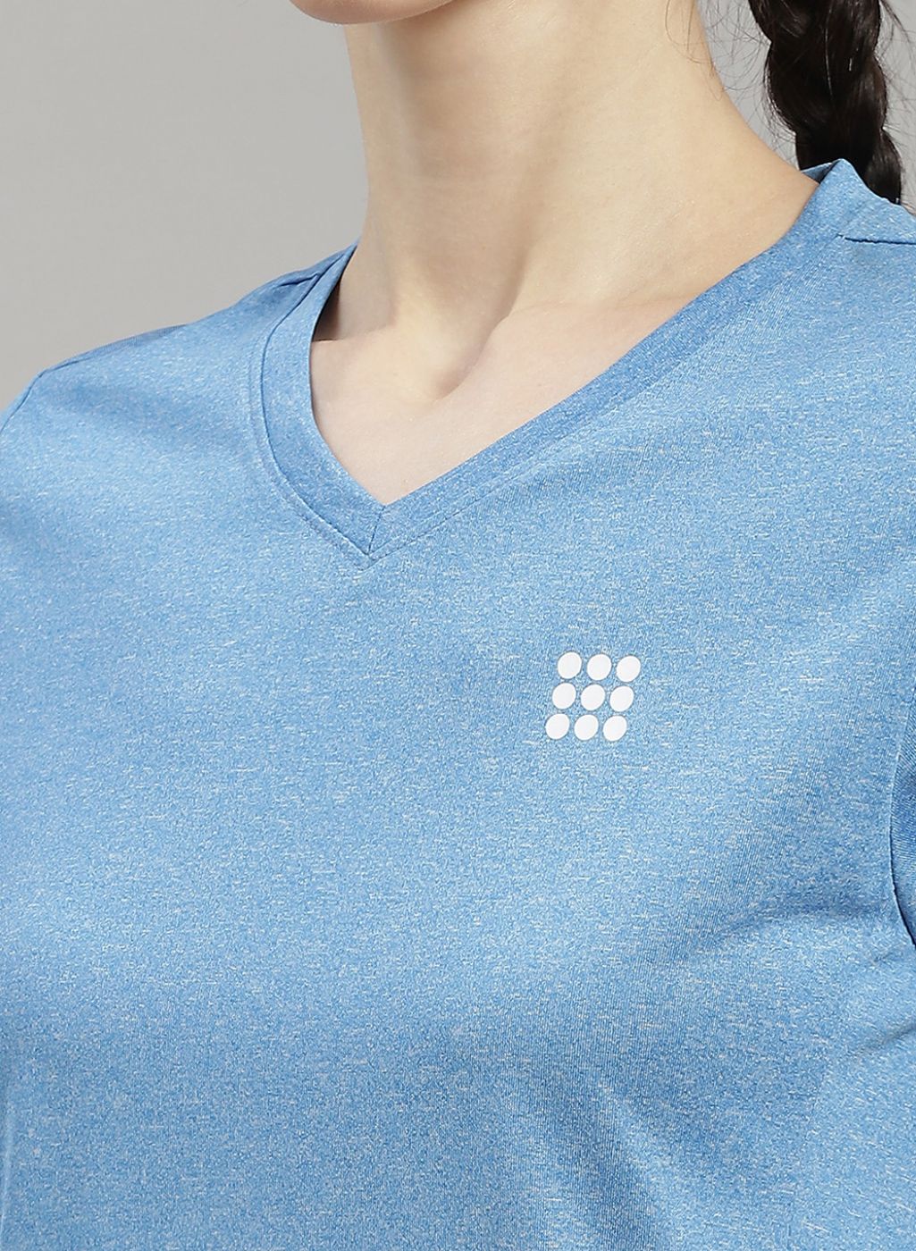 Women Blue Solid Top