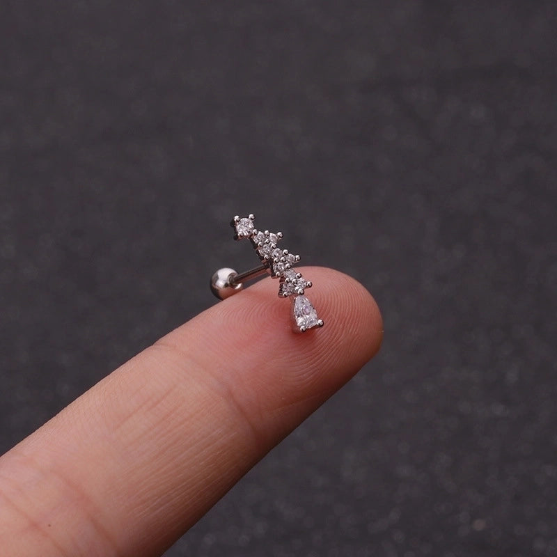 Ear Cartilage Rings & Studs Star Copper