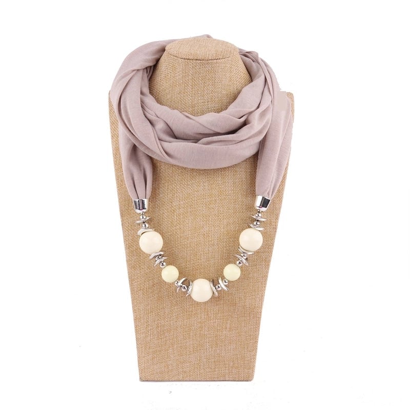 Women's Minimalist Solid Color Polyester Scarf