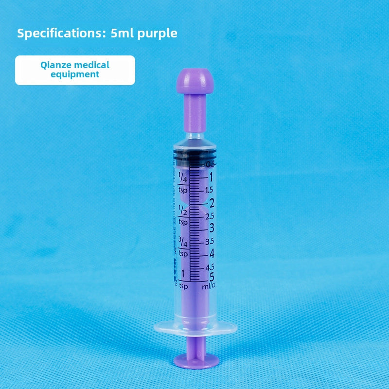 Colorful Disposable Small Size Plastic Syringe Feeder For Livestock 5ml 10ml Pet Feeding Tool Durable Lightweight Easy To Use