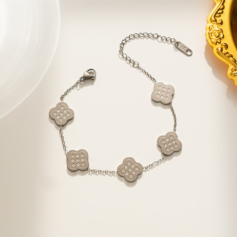 Titanium Steel 18K Gold Plated Necklaces