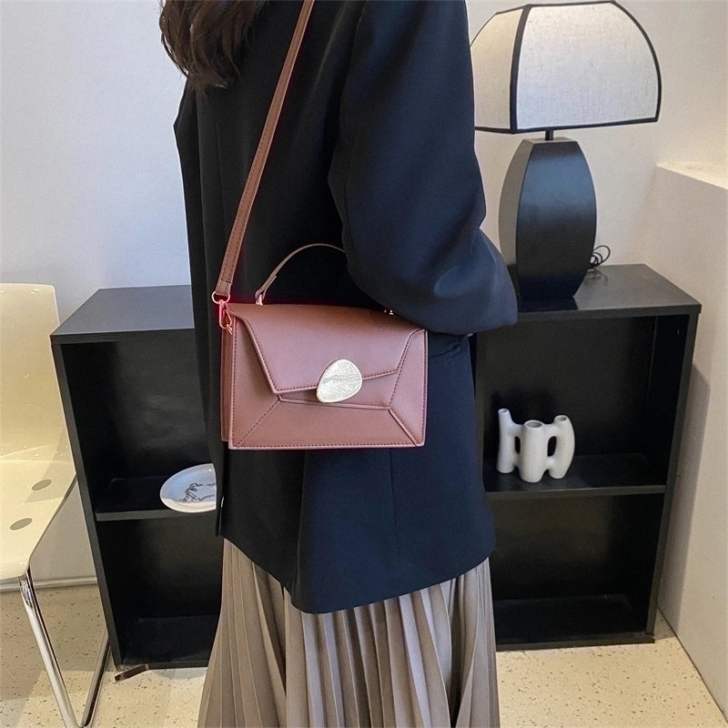Women's Small All Seasons Pu Leather Streetwear Square Bag