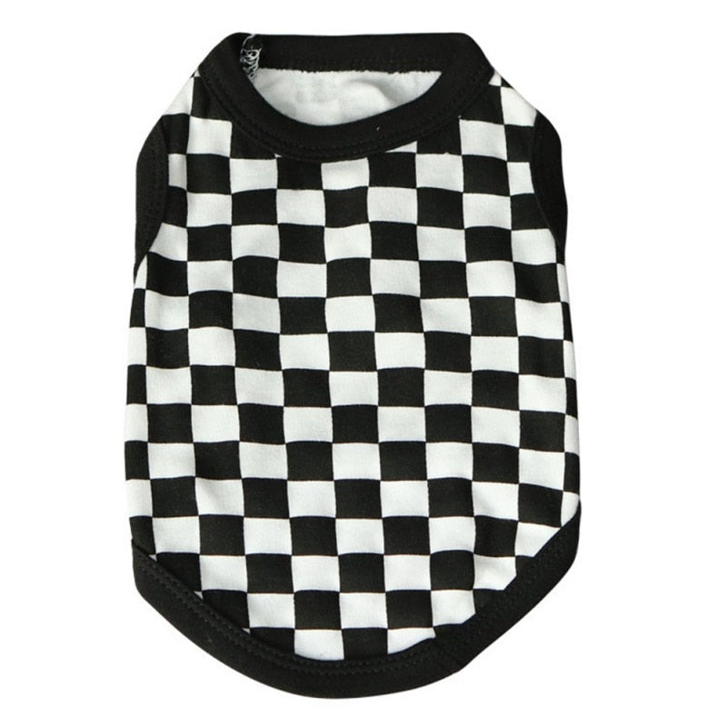 Mosaic Pattern Cotton Dog Vest