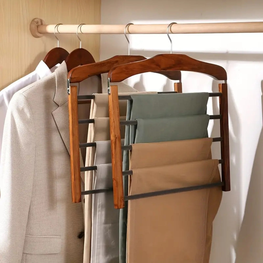 Timber Wooden Space-Saver Hanger