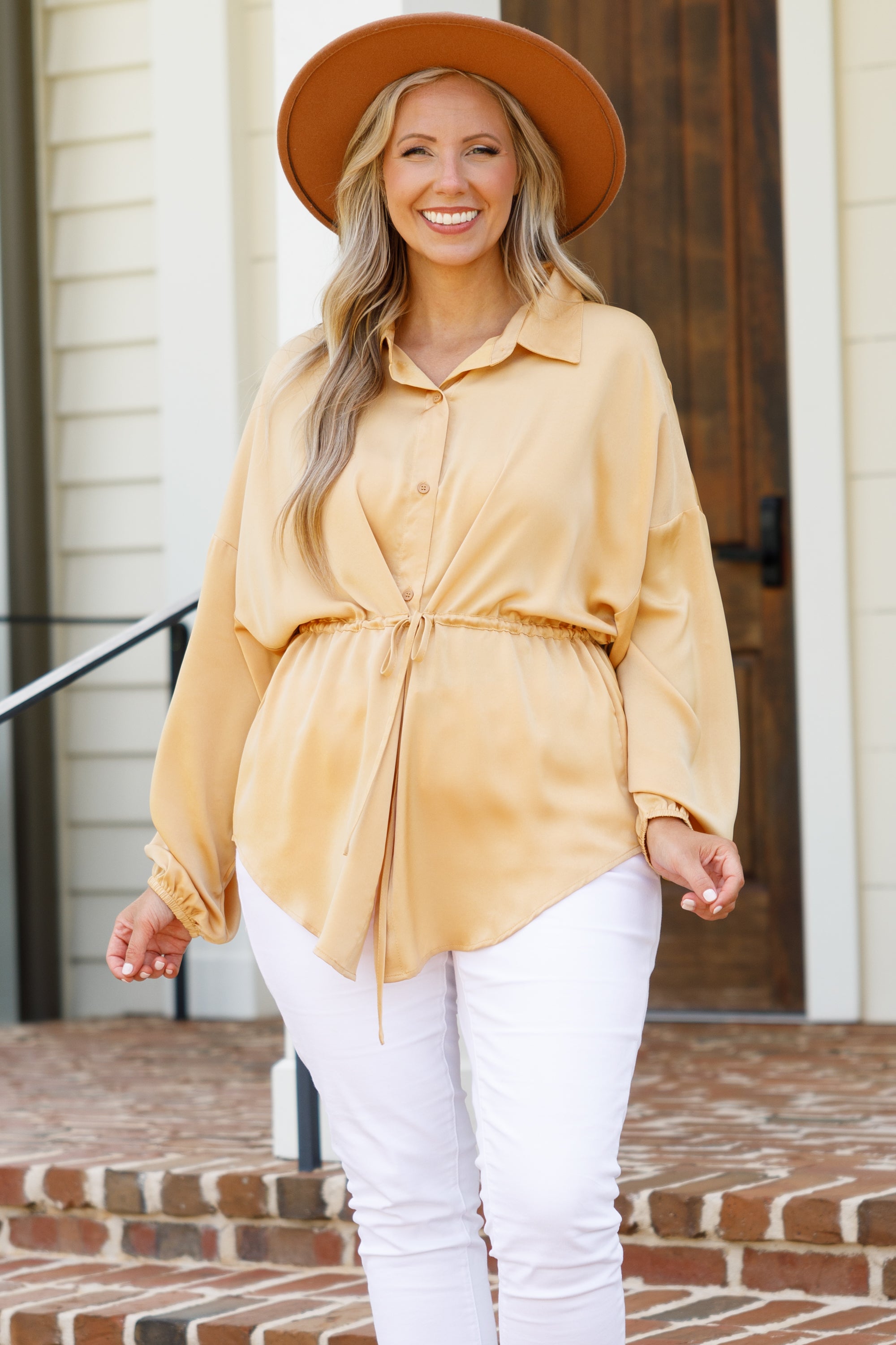 For The Weekend Blouse. Honey