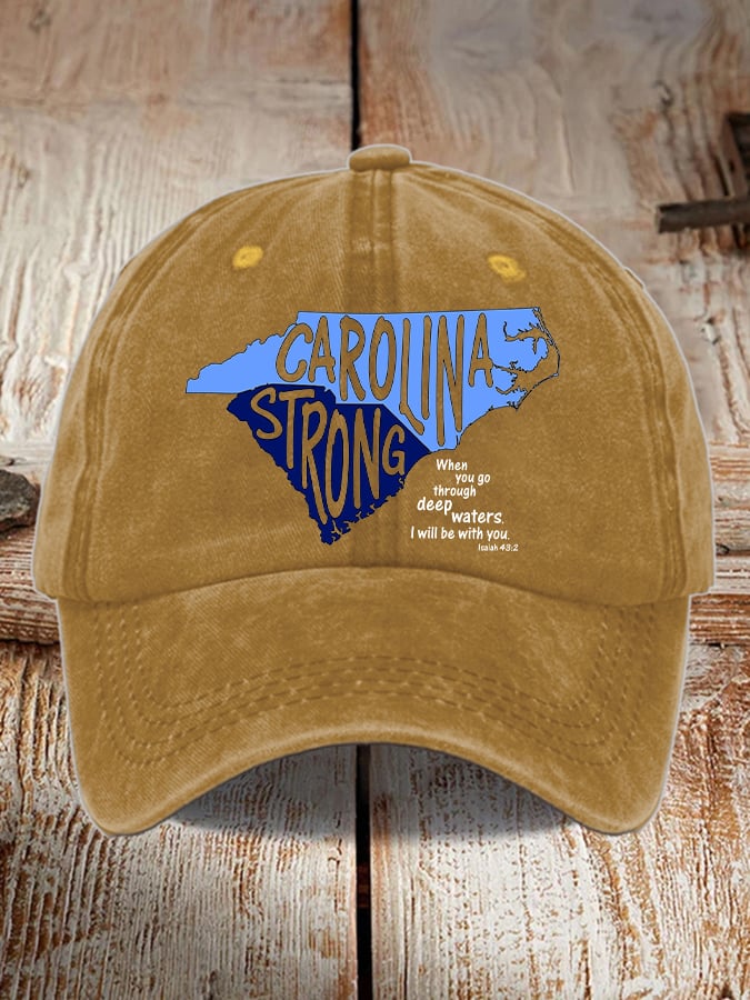 Men's and Women's Hurricane Helen Disaster Relief Washed and Distressed Hats