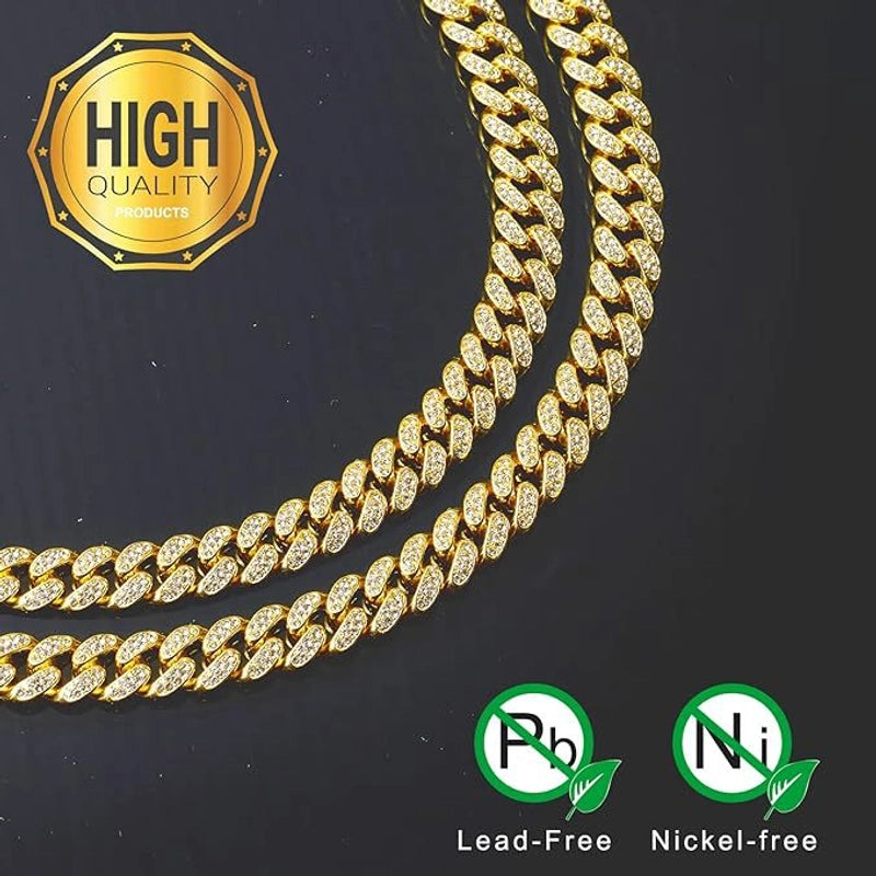 Hip-Hop Alloy Lattice Pet Accessories Pet Collar