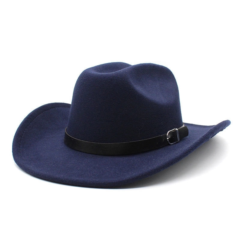 Hat Autumn And Winter Pure Wool Top Hat Hat Fashion Neutral Beauty Hat Real Wool