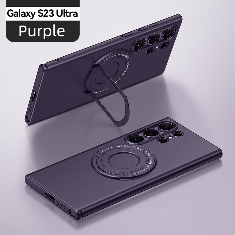 Matte Invisible Stand Magnetic Case For Samsung S23/ S23+/ S23 Ultra