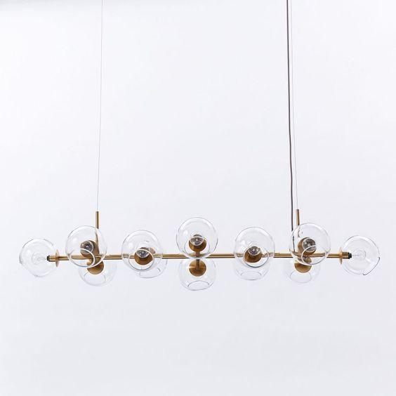 Eira 12 Staggered Glass | Chandelier