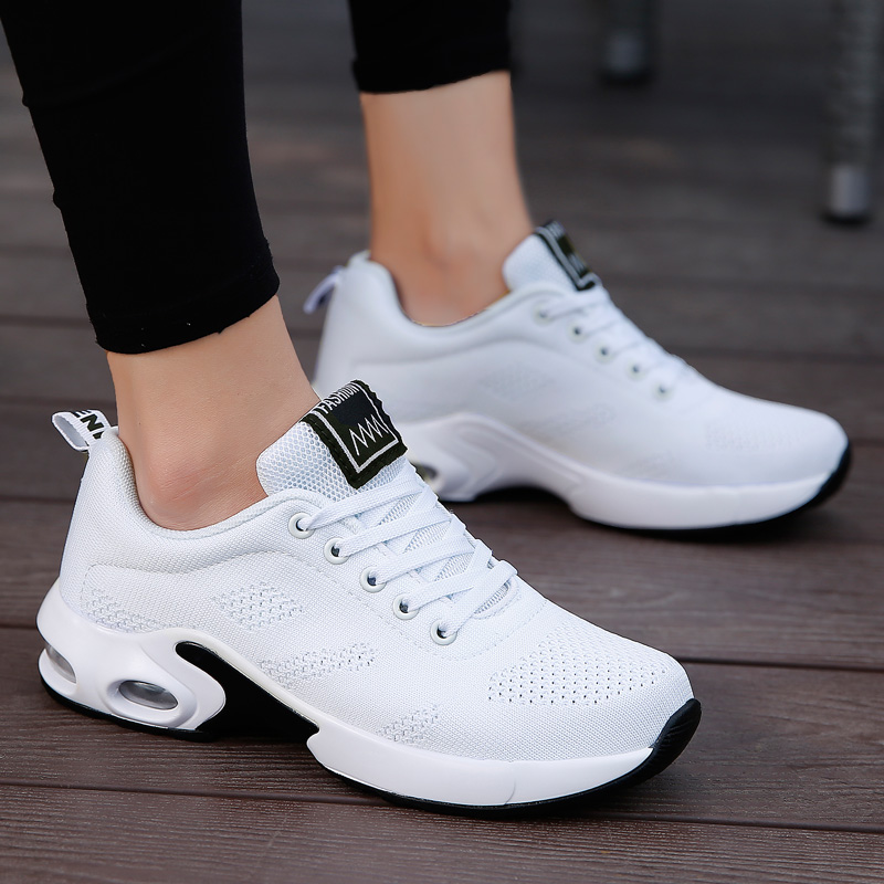 business Ladies Trainers Casual Mesh Sneakers Pink Women Flat Shoes Lightweight Soft Sneakers Breathable Footwear Basket Shoes Plus Size