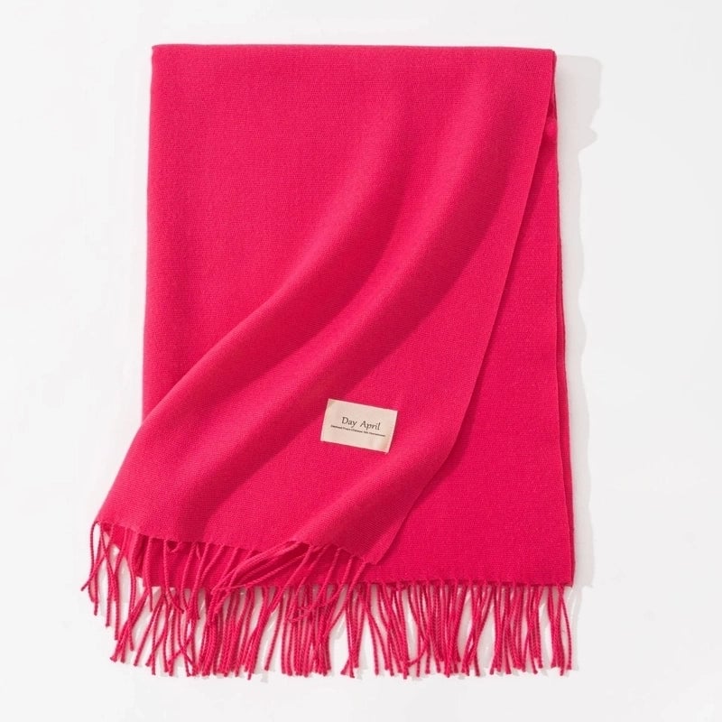 Scarf Winter Warm Windproof Shawl Women's High-end  Women's Cashmere Scarf
