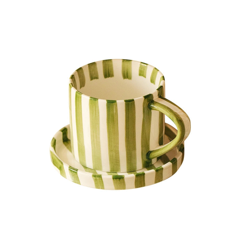 Casual Cute Stripe Ceramics Plate Water Bottles 1 Piece 1 Set
