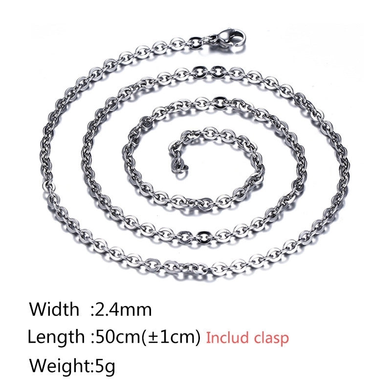 Fashion Geometric 201 Stainless Steel Plating Stainless Steel Necklaces