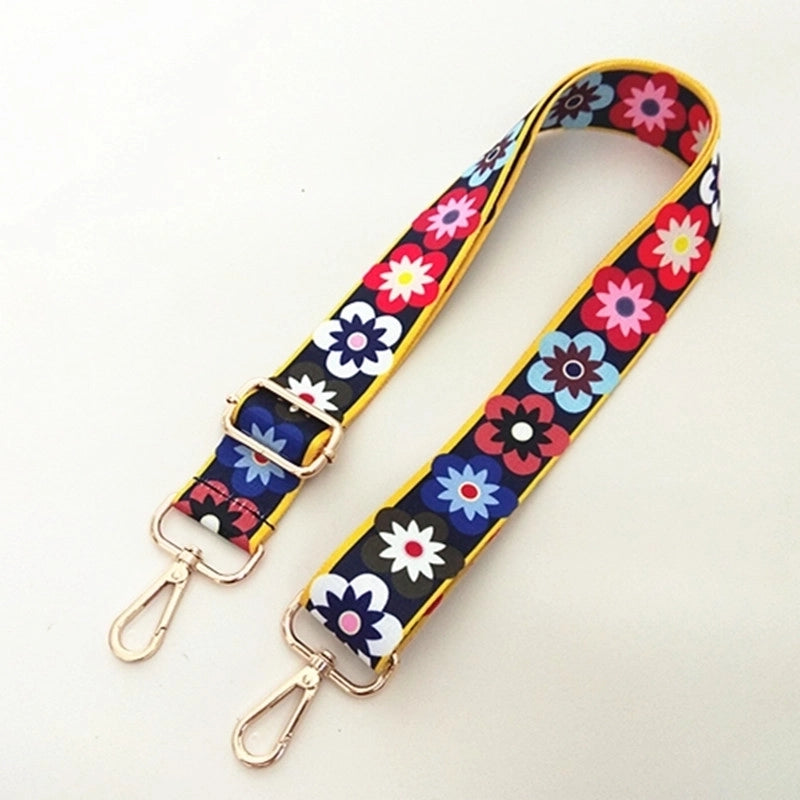 New Color Flower Long Shoulder Strap Bag Accessories Adjustable Bag Strap