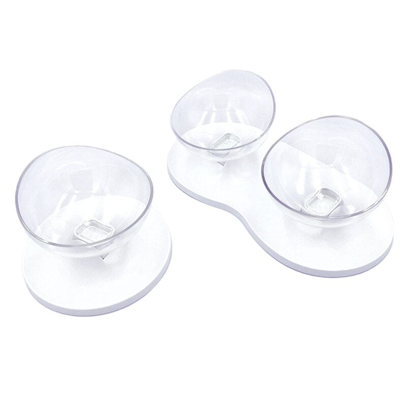 Plastic Cat Feeder with Anti-Slip Base