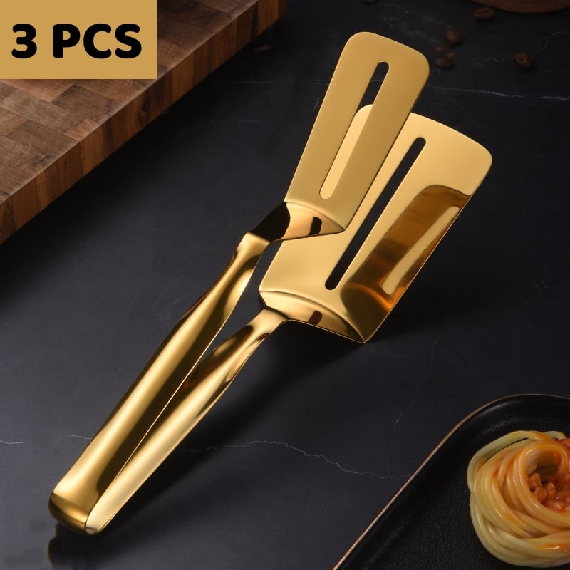 Multifunctional steak tongs