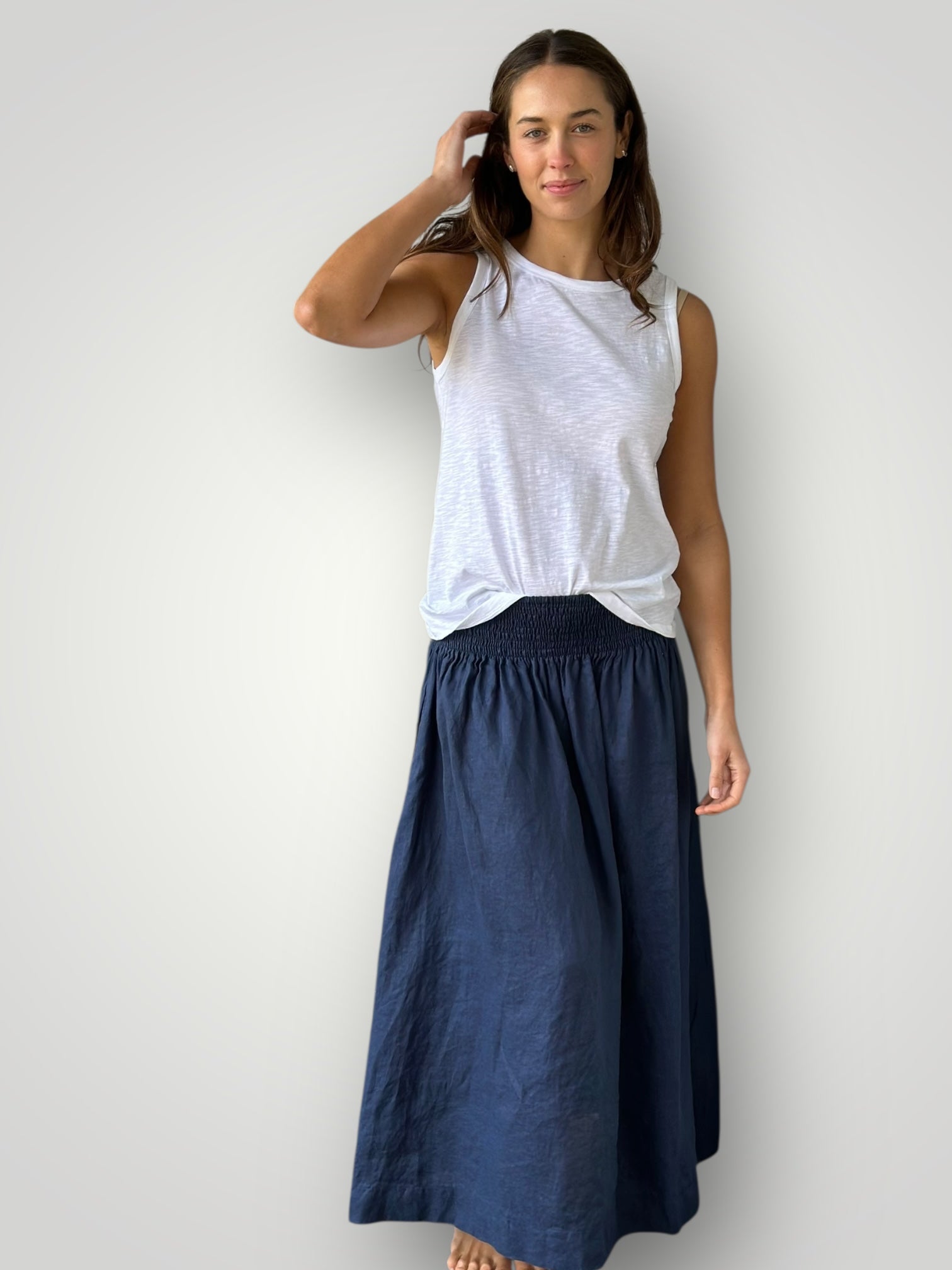 indigo  linen