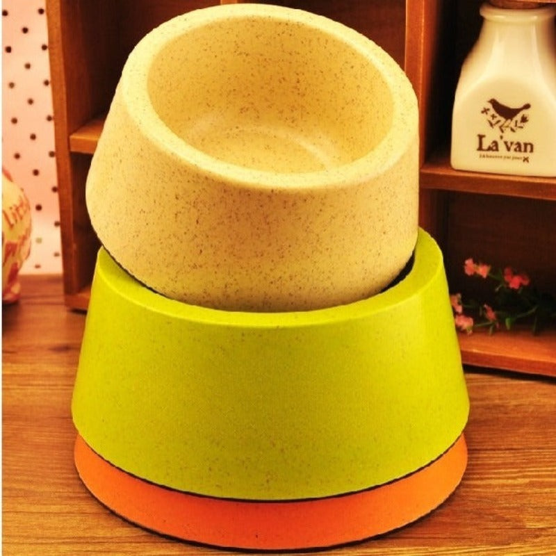 Bamboo Fiber Dog Bowl