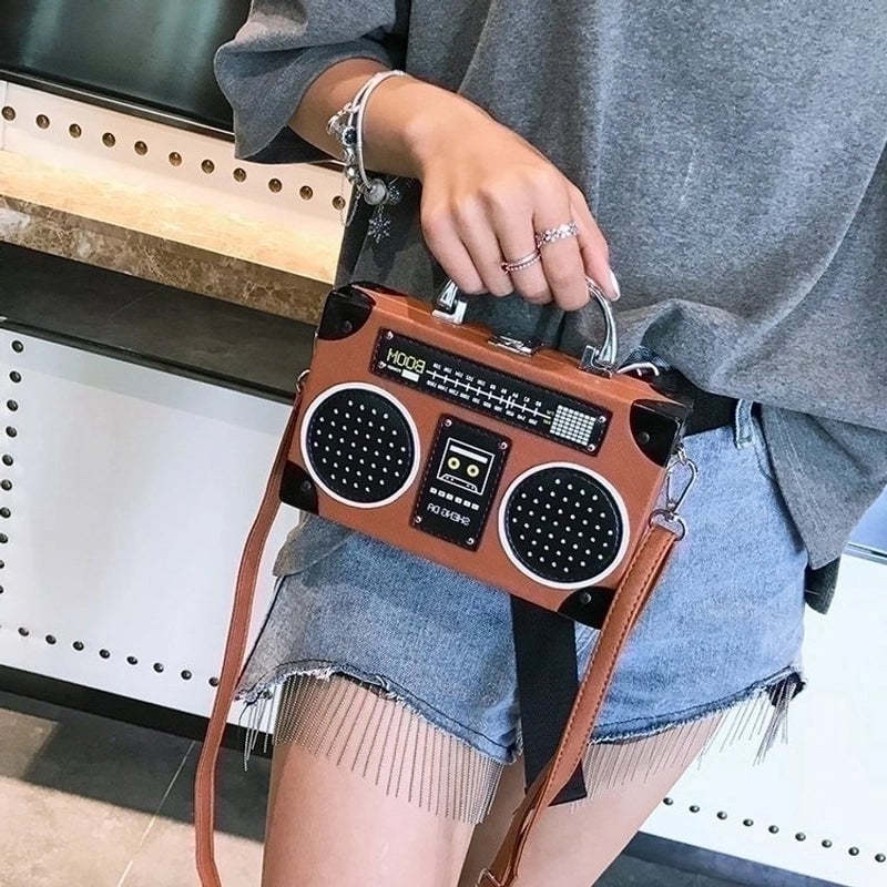Small Pu Leather Fashion Square Bag