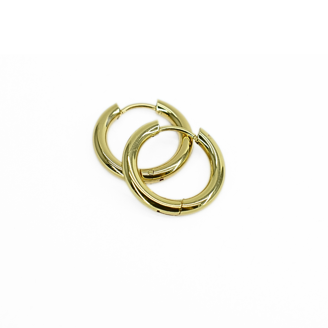 16mm Classic hoops - Gold