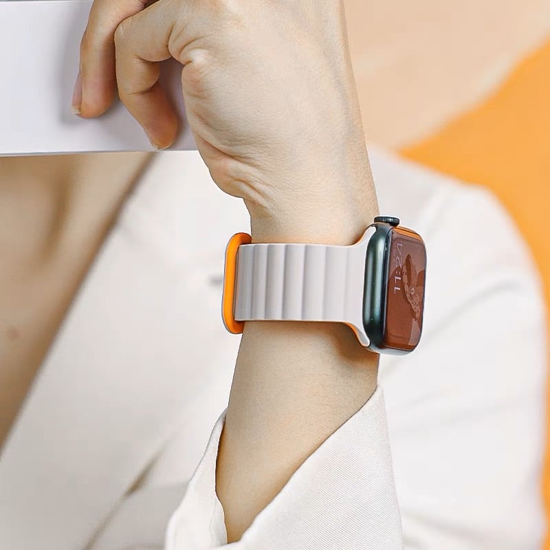 😍Applicable To Apple Iwatch All Series Two-Sided Magnetic Watch Band