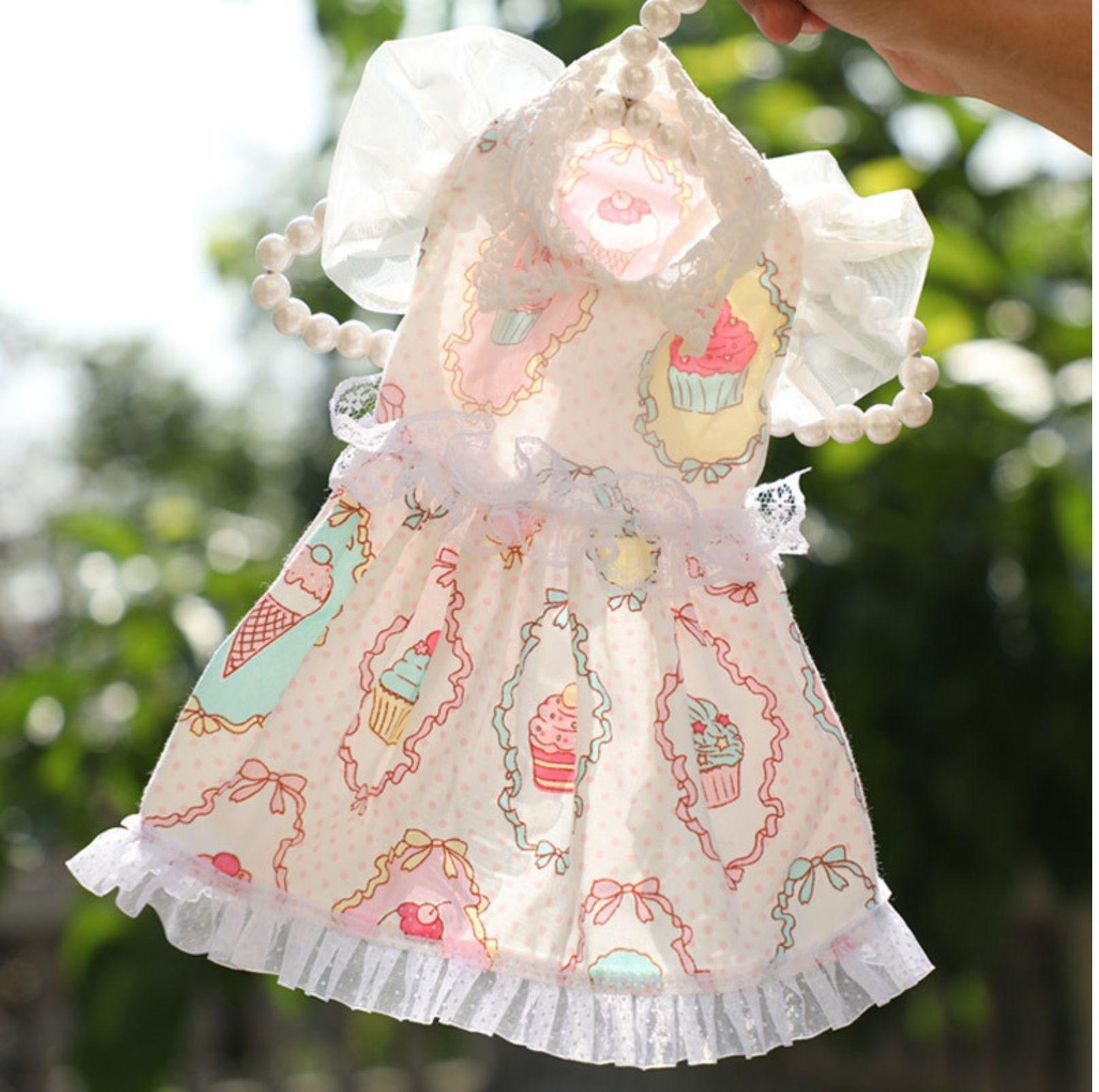 Pet Ice Cream Summer Dress