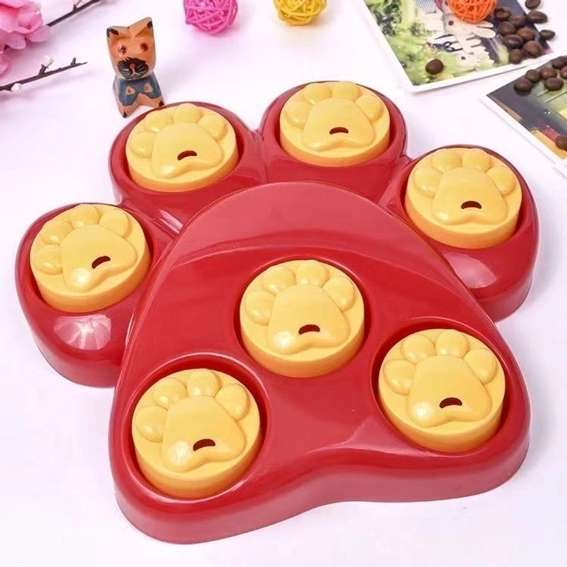 Minimalist Plastic Footprint Pet Toys 1 Piece