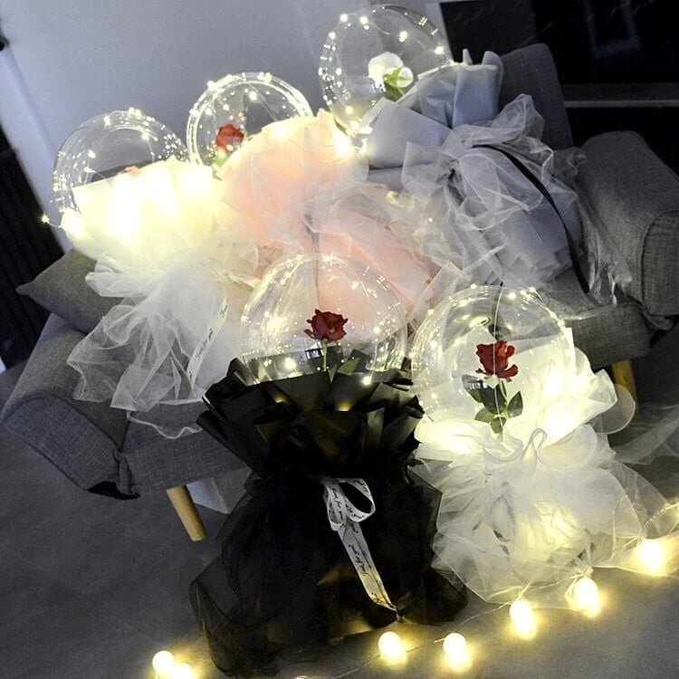 💕LED Luminous Balloon Rose Bouquet- Buy 5 Free Shipping