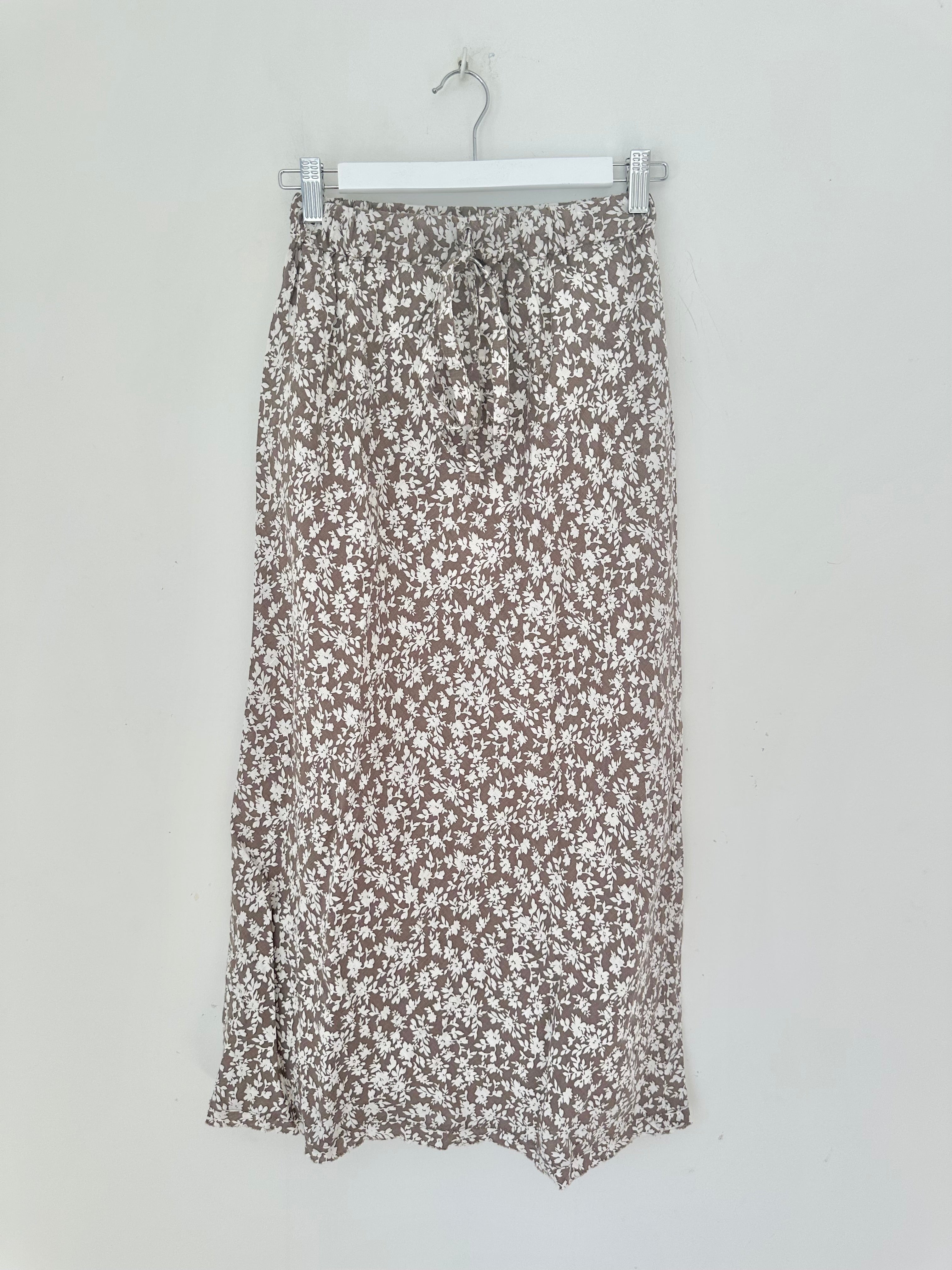 anthea skirt - soil floral linen