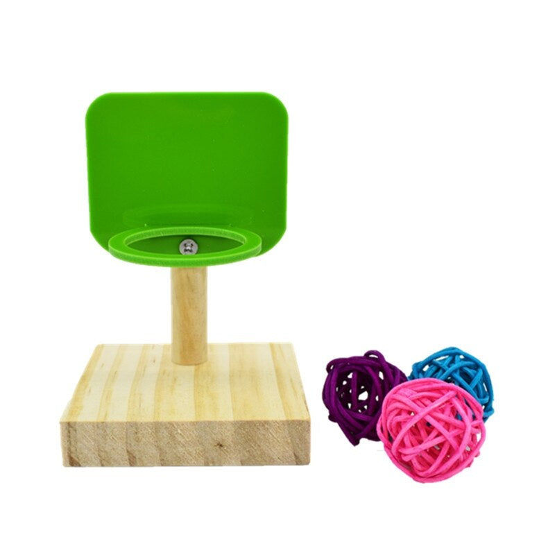 5Pcs Wooden Puzzle Toys For Birds