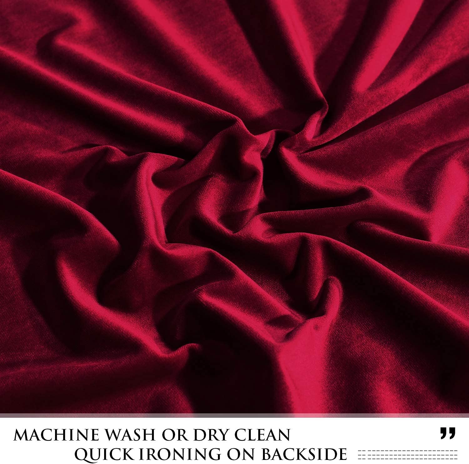 Maroon-Velvet Window Curtains (Ultra Soft)