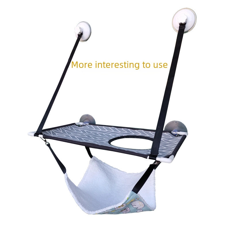 Pet Cat Nest Iron Cage Breathable Plus Velvet Hook Cat Hammock Swing Cat Hanging Nest Pet Hammock Supplies