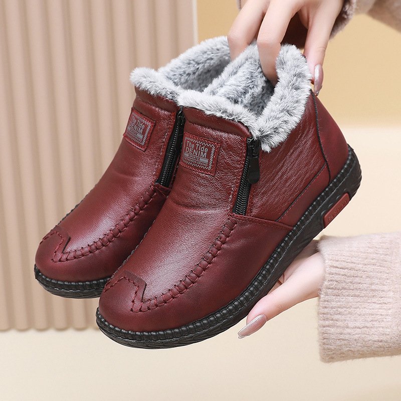 New fleece thickened warm snow boots