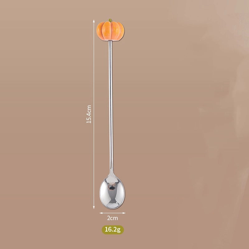 Cute Cartoon 304 Stainless Steel Fruit Fork 1 Piece