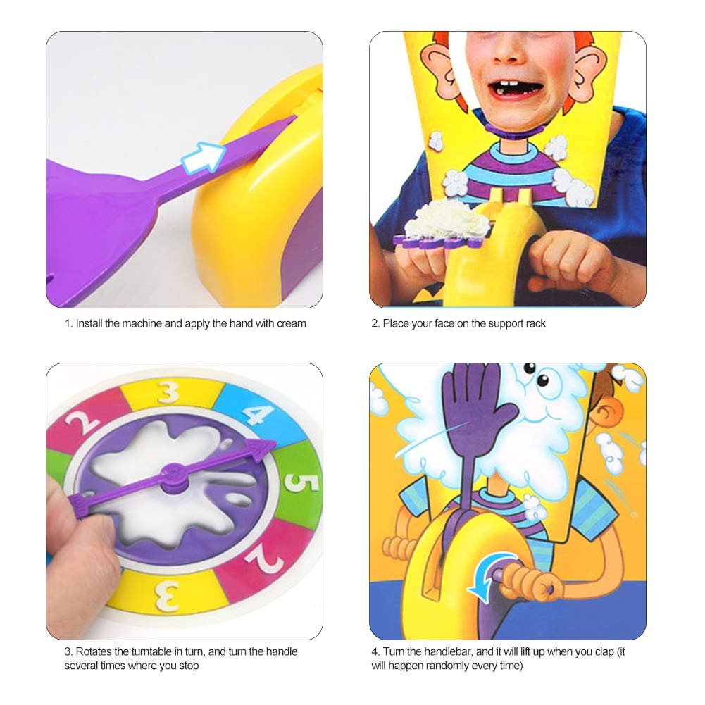 Cream Face Slap Party Toy
